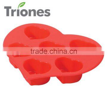 Silicone Microwave Heart Shape Cake Mould(TR-SC005)