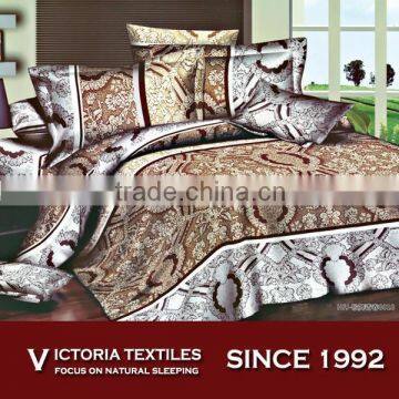super soft microfiber double size bed set duvet cover and two frilled pillowcases