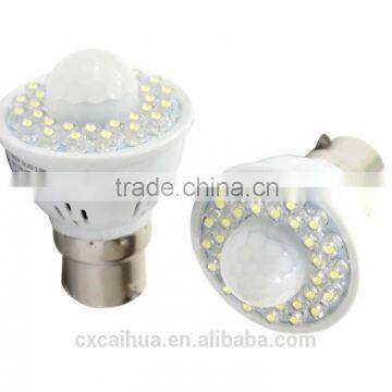 China manufacturer hot sell 1/2W B22 gu10 led sensor light bulb