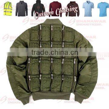 2016 with 14back fashion zip bomber jackets