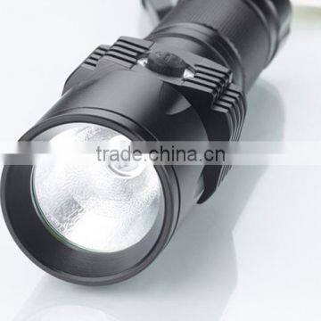 10W Rechargeable CREE Super Bright Flashlight With Phone Charging Funtion photo-2