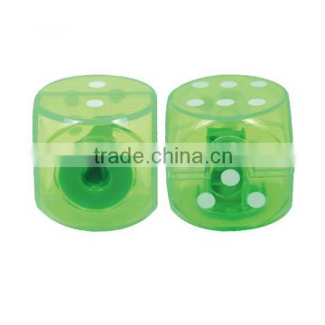 Novelty Single hole dice shape sharpener / high quality