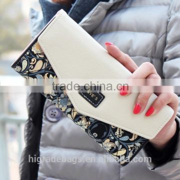 New Fashion Flower Women Wallet 5 Colors Floral Wallet Long Popular Portable Purse Delicate Casual Lady Cash Purse Wallets