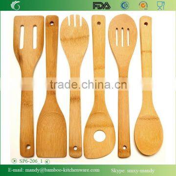 SP6-206 Bamboo Kitchenware Utensil Set of 6 , Cooking Tools Bamboo photo-2