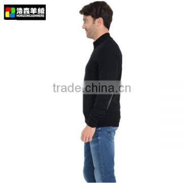 Men Black Cashmere Sweater, Man Cashmere Cardigan Coat