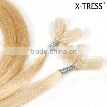 U tip Pre Bonded keratin Tipped 0.5 Gram Strand Remy Human Hair