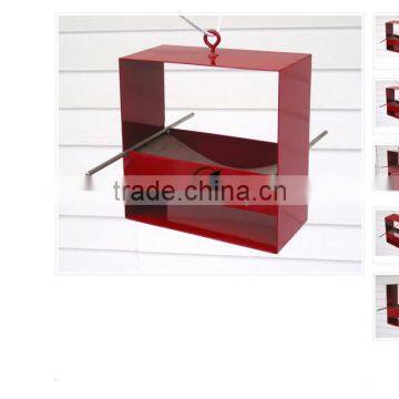 High quality hanging metal rustic bird feeders