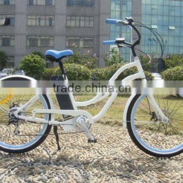 female beach cruiser eletric bike in jiangsu changzhou