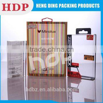 custom logo clear pvc plastic electronic packaging box