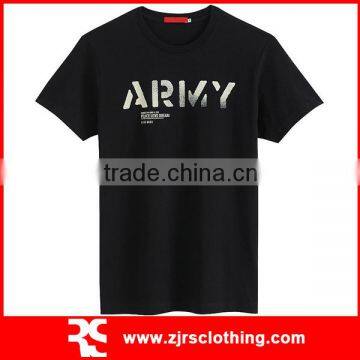 Mens Cotton T-shirt Custom Water-based Printed T-Shirt