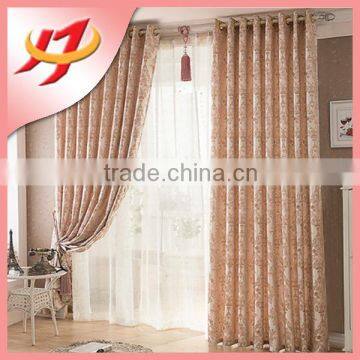 Modern good quality embroidery jacquard office curtain fabric wholesale