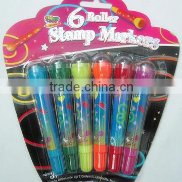 colorful stamp marker 6 roller