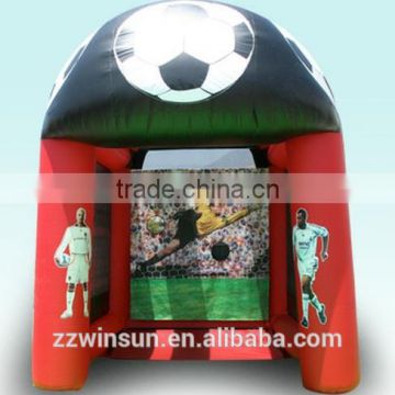 Inflatable football shooting out for kids and adults