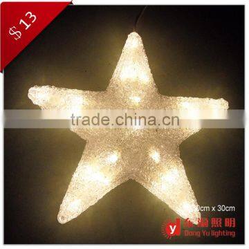 Christmas LED light Motif Star, Christmas decoration, Acrylic LED outdoor Star