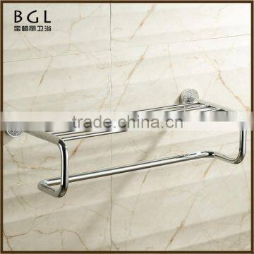 60920-CP high demand products zinc alloy chrome bathroom accessory towel shelf