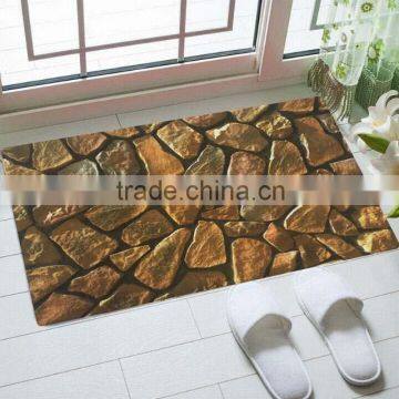 Wholesale printing entry door mat antislip rubber floor mat