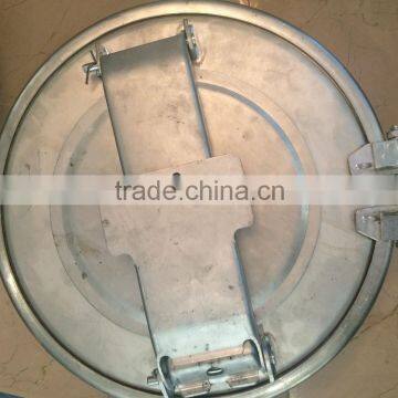 water tank steel clamped type manhole cover /yemen