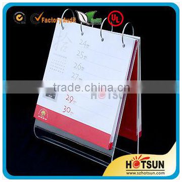 2015 New year acrylic desk calendar for promotional gifts