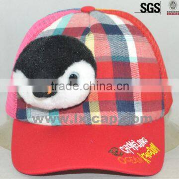 fashion heat transfer printing cartoon kids cap