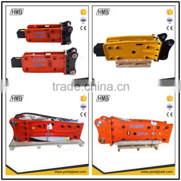 Top type (open type) hydraulic attachment for excavator