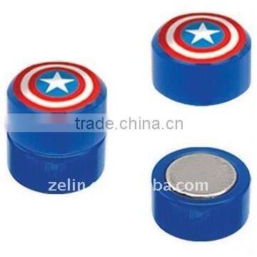 Fake non-piercing magnetic plug blue star logo body piercing jewelry