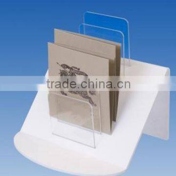 acrylic magazine holder lucite magazine holder