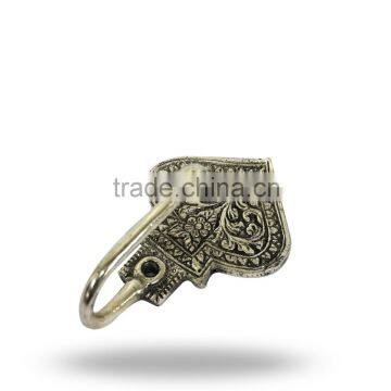 Leaf Pattern Metal Hook