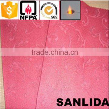 100% polyester flame retardant permanent fireproof fabric