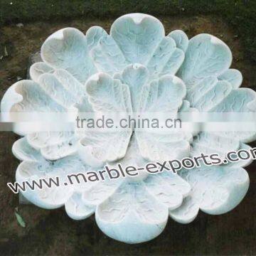 White marble garden natural stone fountains