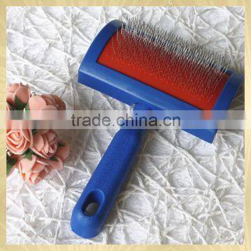 good plastic dog slicker brush pet grooming brush