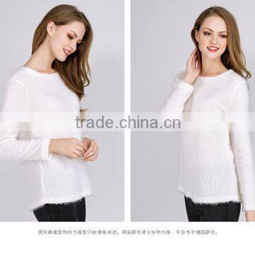 PRETTY STEPS 2016 long sleeve fashion round neck white fall sweater blouse women