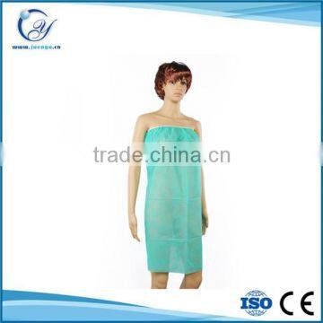 Popular tanning waxing spa use disposable bathrobe gown factory supply