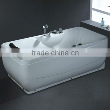 1500mm clear acrylic massage bathtub