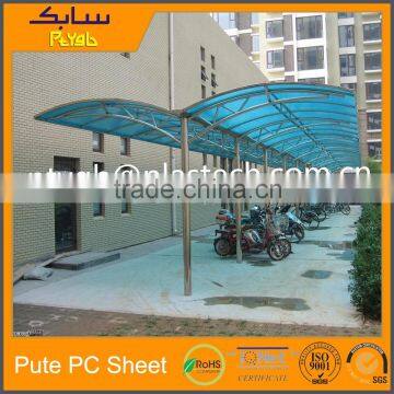 Multi Wall Polycarbonate Bronze/clear Panel Polycarbonate Dome Bike Awning photo-2