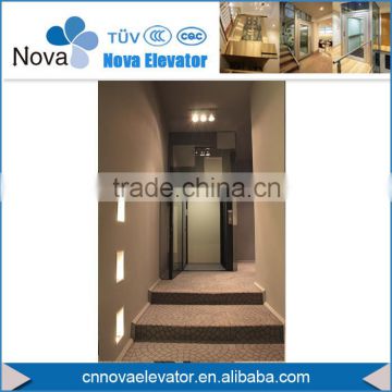 1250kg Gearless Villa Passenger Lift, 0.5m/s Home Mini Elevators and Lifts