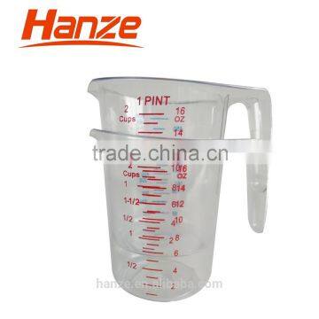 500ML Durable Plastic Measuring Cup/Measuring Jug With Handle