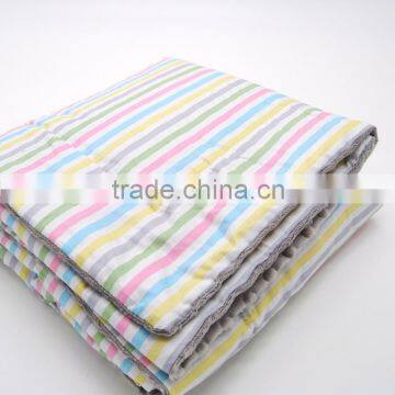 50pcs MOQ China wholesale customized gender neutral portable kids quilt