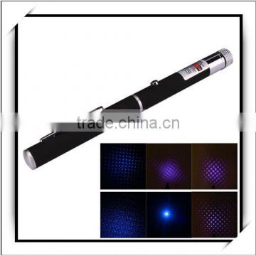 HOT! 2 In 1 Blue Violet Purple 5mw Laser Pointer Pen