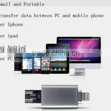 Paypal Acceptable Custom Logo 3 in 1 Usb Flash Drive u Disk for Mobile and Computer photo-6