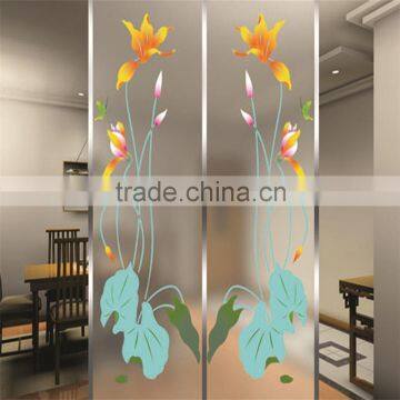 High Quality Hot Selling Design Pattern Door Glass Factory Manufacturer