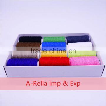 8g/cone , 402 Small Thread 100% Spun Polyester Sewing Thread photo-2