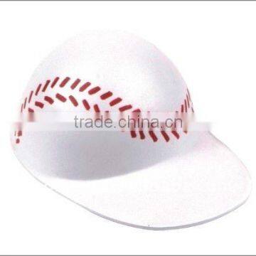 Foam cap with baseball imprint