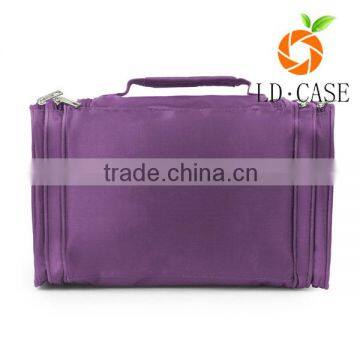 guangzhou products wholesale travel purple polyester cosmetic bag for unisex