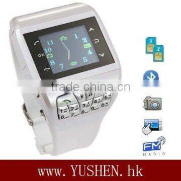 Q7 watch mobile phone dual sim1.33 inch 260K color TFT touch screen2.0 MP high definition camera