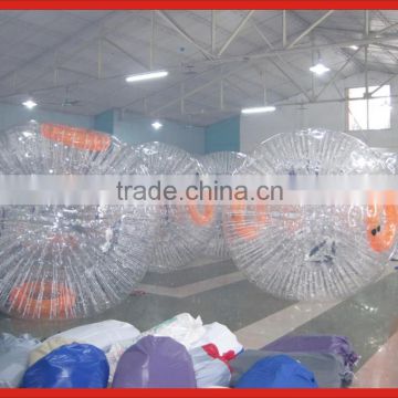 Giant Inflatable Grass Body Zorbing Ball For Sale