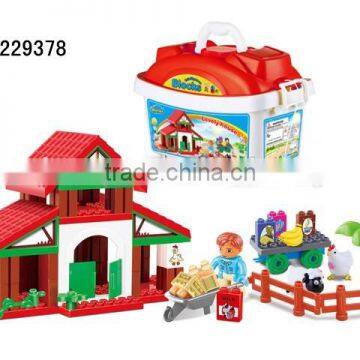 69PCS WARM ANIMAL PARADISE BLOCKS TOYS( LOVELY HOUSE) Y5229378