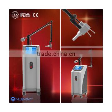 2014 new professional Glass RF tube 10600nm fractional co2 laser 40w co2 fractional laser for skin resurfacing