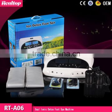 Wholesale - best ionize dual detox ionic foot bath foot detox machine for two people use the same time