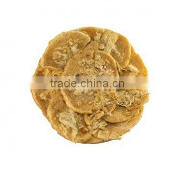 Crispy Shrimp Chip in xo With Pork Flossy