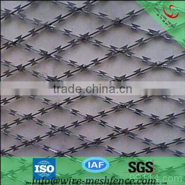 China supplier razor wire fencing / razor barbed wire / concertina razor wire